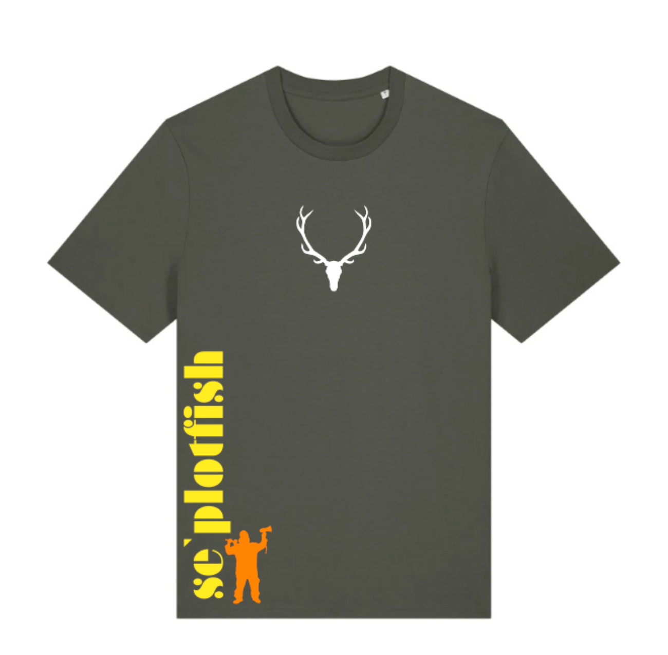 Green Khaki T-Shirt Se Plotfish